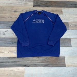 Vintage 90s Nike center check swoosh sweatshirt